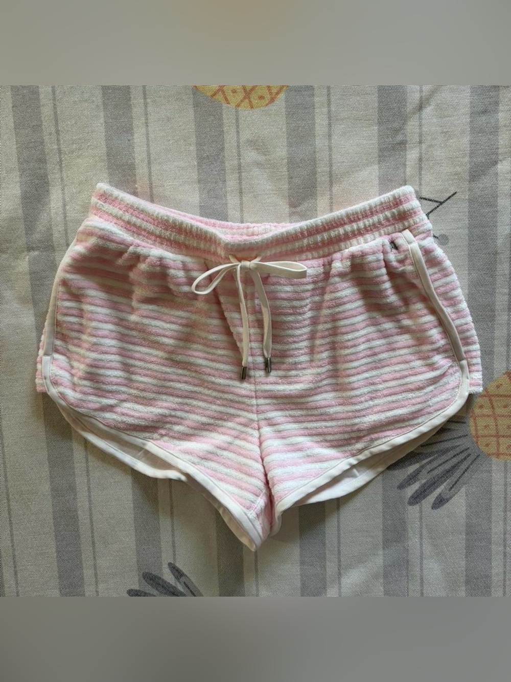Victoria’s Secret Pink Stripe Terry Shorts